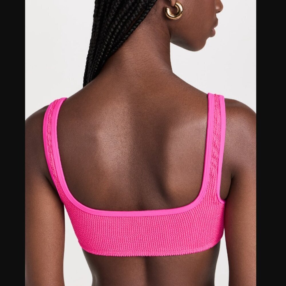 Good American Always Fits Khloe Bikini Top in Pink Glow XXS/XS NWT - Picture 2 of 8